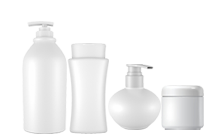 Custom HDPE Containers With lids Food-Grade Powder Round Bottle 180cc
