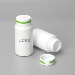 Pills containers Easy Open Pill Bottle Caps HDPE Tearing Cap 150CC