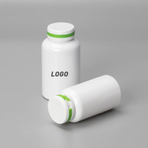 Plastic Pill Bottles Customized White Food Supplement Bottle 200CC