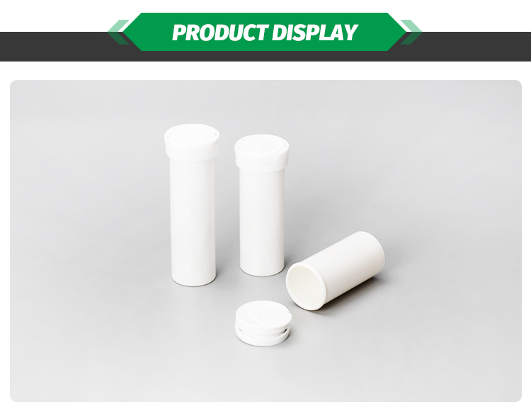 PPD84 88 5 - Containers For Pills PP Plastic Tube With Desiccant Cap Put 10PCS Effervescent Tablets