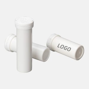 Containers For Pills Plastic Tube With Desiccant Cap Put 8PCS Effervescent Tablets