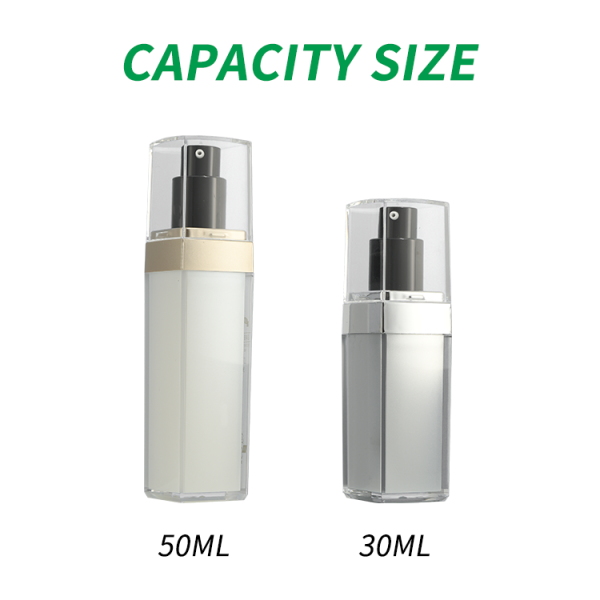 Cosmetic Packaging Manufactural Transparent Acrylic Cream Squeeze Packing 30ml