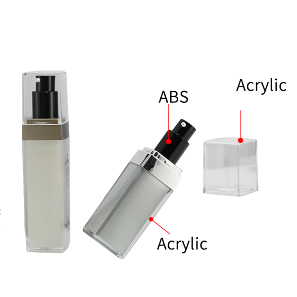 Cosmetic Packaging Manufactural Transparent Acrylic Cream Squeeze Packing 30ml