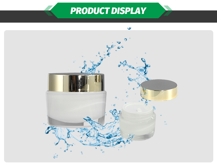 翔临详情页2改动版 04 1 - Cosmetic Packaging Plastic Acrylic Cream Container With Gold Caps 30g