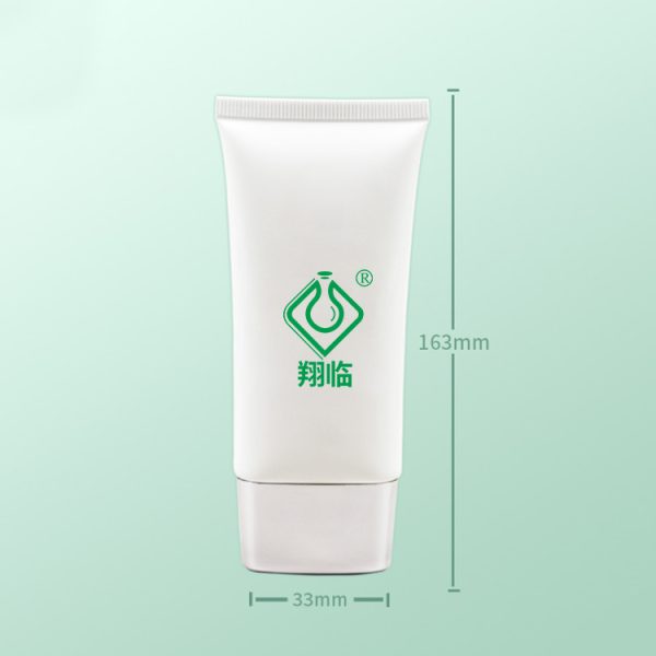 Wholesale small recyclable face wash cream tube packaging soft cosmetic tube