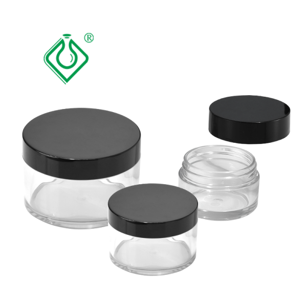 Cosmetic Containers Wholesale Transparent  Arcylic Round Bottle For Face Cream 30g