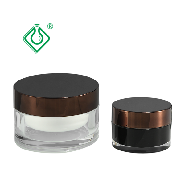 Acrylic Eye Cream Jars Cosmetic Jars Manufacture Color Customiz AS/PS Material 30g