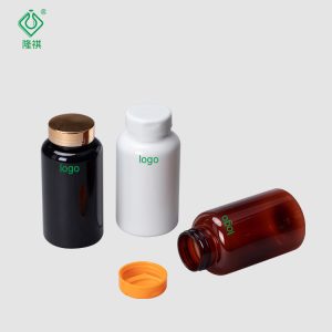 Empty Pill Bottles Friendly Medicine Container PET 200CC