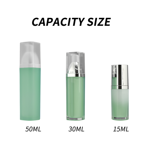 Luxury cosmetic packaging High-Quanlity Square Empty Lotion Bottle 50ml
