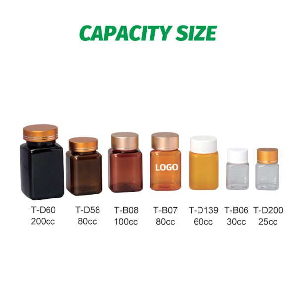 200cc PET Plactic Medicine Bottle Manufacturers For Nutraceuticals/Supplement