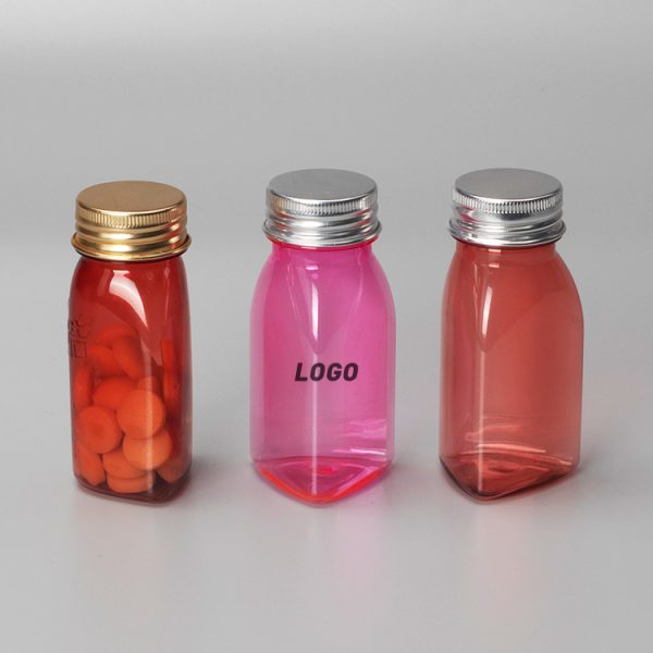 Customized Plastic Bottles PET Bottles For Vitamin/Candy 60CC