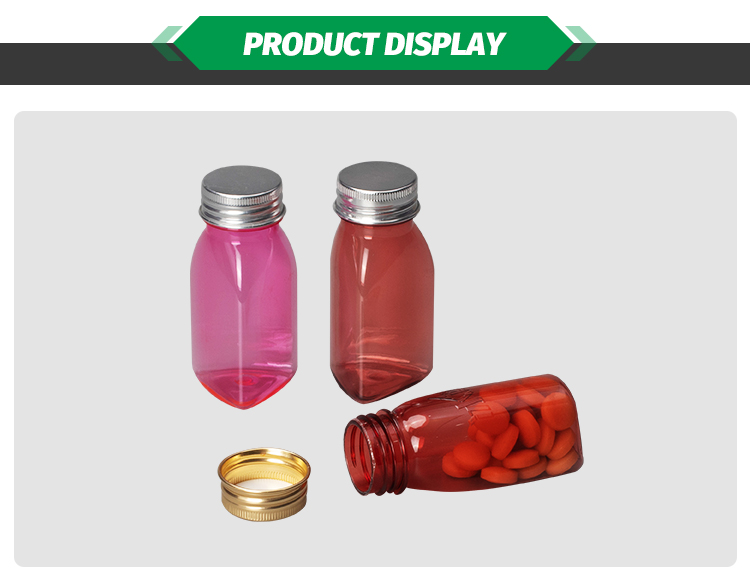 HDPET D164 T D168 4 1 - Unique Plastic Packaging PET Clear Plastic Bottles For Vitamin/Candy 58CC
