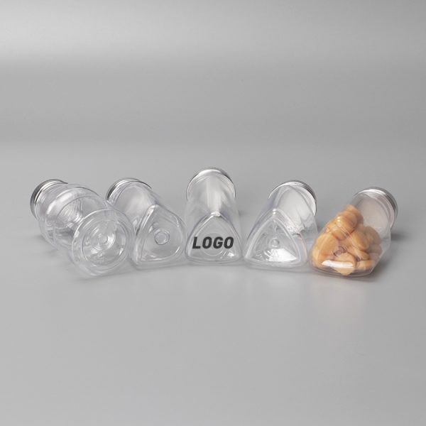 Unique Plastic Packaging PET Clear Plastic Bottles For Vitamin/Candy 58CC
