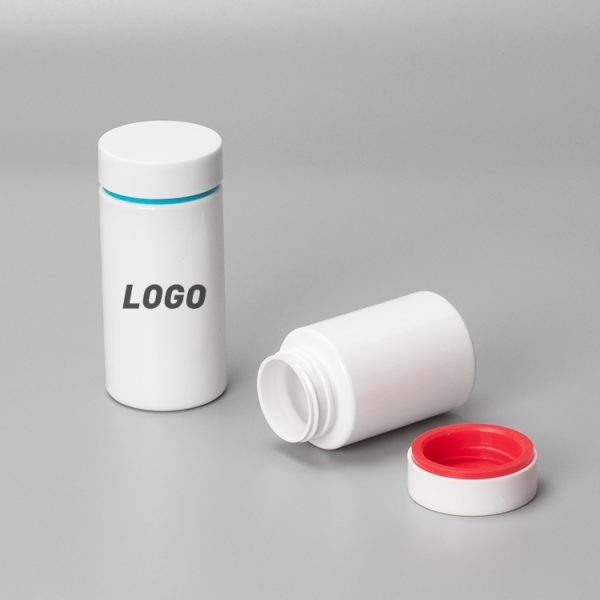 HDPE plastic capsules container/Food-Grade Plastic bottle 200cc