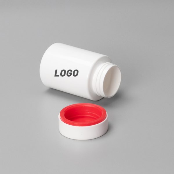 HDPE plastic capsules container/Food-Grade Plastic bottle 200cc