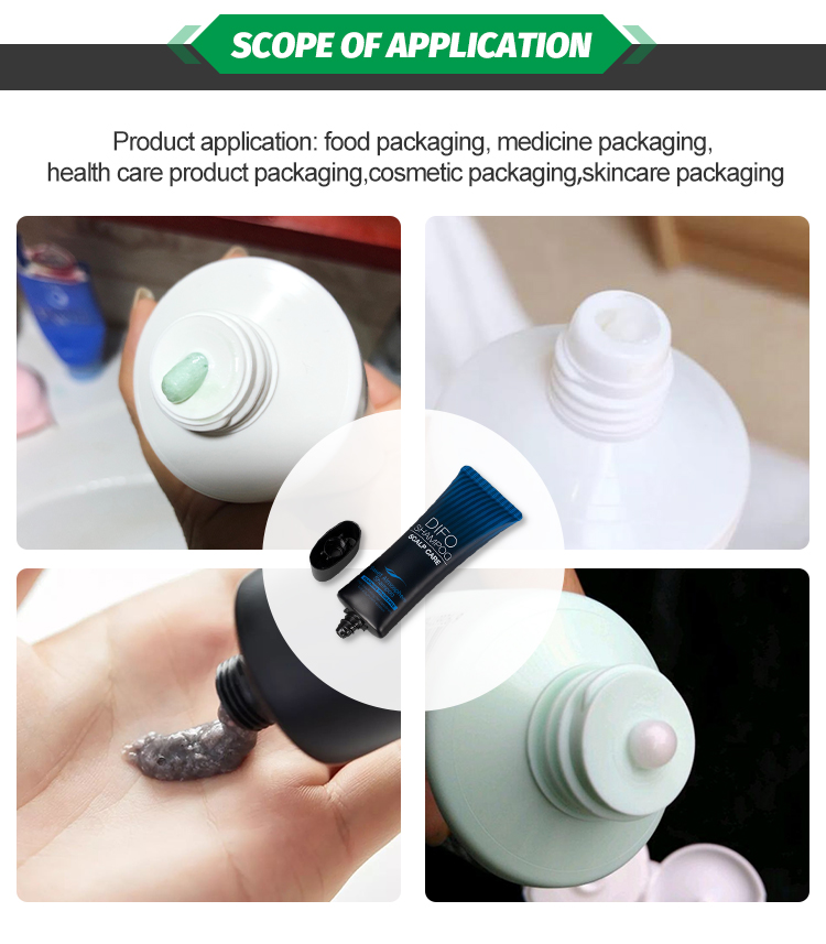 PE 8 9 - Makeup Squeeze Tubes Container Skincare Hand Cream Plastic Tube